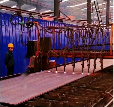 甘肃广河钢结构车间数控等离子切割机